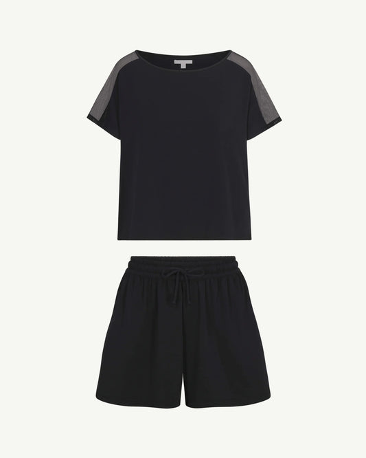 BlissWear Short Sleeve Top + Short Bundle
